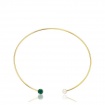 Necklace Bright Tous rigid with crystal and pearl - 414822510