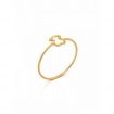 Collana Shine Tous in argento dorato e pendente orso - 314852500