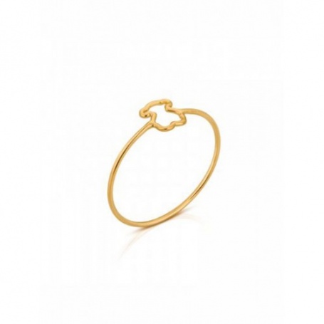 Ring Motif Tous teddy woman in silver gold-plated - 313565061