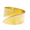 New Moon metal gold plated bracelet and zircons - 1512921