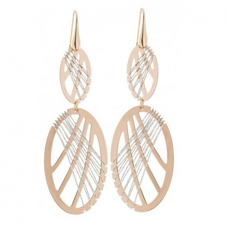Evanescence pink bronze earrings - 1602870