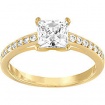 Attract Golden Solitaire ring Square-5139636