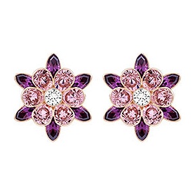 Cinderella Flower Pierced Earrings - 5118311
