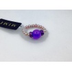 Mimi pearls and Jade Lavender ring - A023A3L
