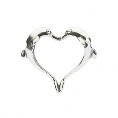 Dolphin Heart beads-11914