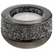 Shimmer Portacandele, grigio e cristalli - 5108876