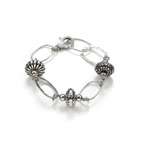Onion silver bracelet - 6944