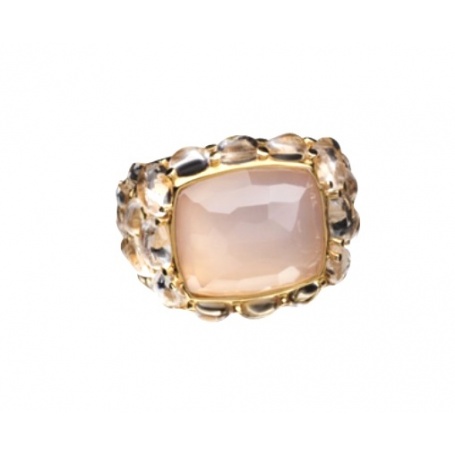 Mimi gold Cocktail Ring, Bergkristall-Quarz A151RQ8J