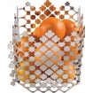 Fruit basket in steel Blossom - EMA01