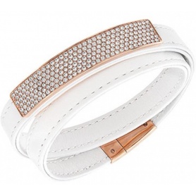 Swarovski Vio White Leather Bracelet - 5134617