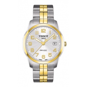 Uhr Tissot PR100 Quarz Gent Stahl-T0494102203201