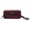 Piquadro leather three zip case Blue Square AC2141B2/MO