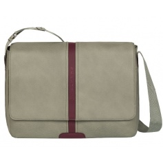 Leather bag for Ipad and pc line Vega green - CA2076S67/VE