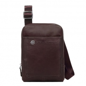 Leather shoulder pocketbook dark brown - CA3084VI/TM