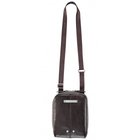 Mini shoulder bag in brown leather - CA1933W17/M