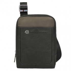 Leather shoulder pocketbook with iPad® mini compartment Vibe - CA3084VI/GRTO