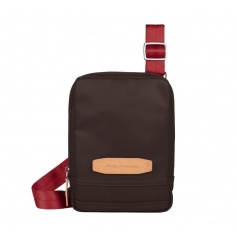 Bag holder Mini Ipad fabric dark brown line Altair - CA3084S68 / TM