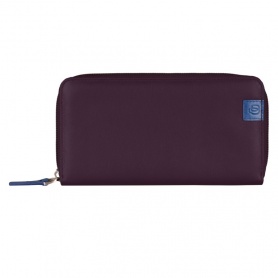 Zipper women's wallet purple- PD3229OK/VI