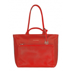 Piquadro tote bag with front pocket red - BD3305S75/R