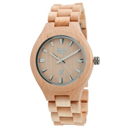 Watch Greentime by Zzero in natural maple wood - ZW005B