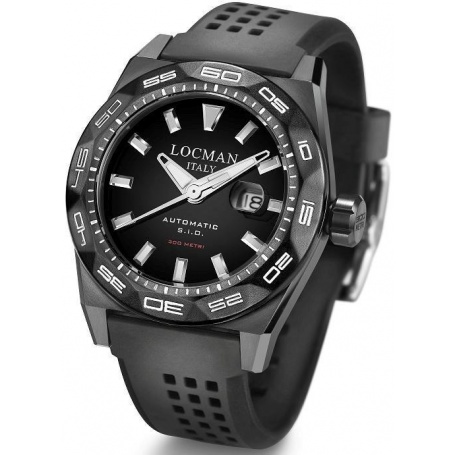 Locman Stealth watch Sub300 Automatic PVD black