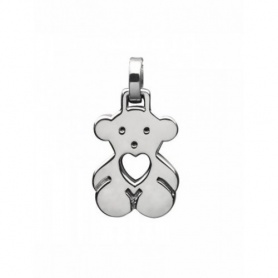 Tous Bear lineTeddy Bear pendant with heart in silver