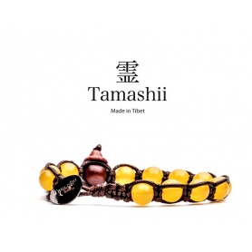 Tamashii Gelb Achat Talisman Armband