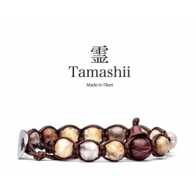 Tamashii fossile Holz Talisman Armband