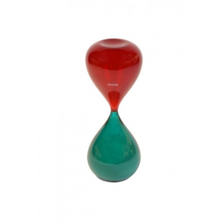Venini Art Glass Clessidra colore Rosso/Verde - 420.05R