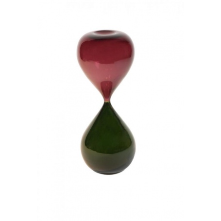 Venini Art Glass Clessidra grande Rosso/verdone - 01174