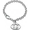 Gucci bracelet with double G pendant silver - YBA 190501001017