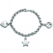 Gucci silver G charm bracelet and star-YBA29570900017