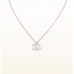 Gucci silver necklace Double pendant - YBD31109100100U