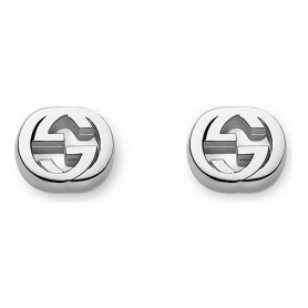 Gucci Double G silver earrings lobe - YBD356289900100U