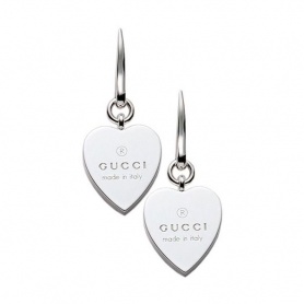 Orecchini monachina cuore Gucci argento - YBD22399300100U