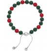 Britt Gucci pearls bracelet red and green wood - YBA310541001017