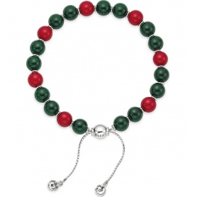 Bracciale Britt Gucci perle legno rosso verde - YBA310541001017
