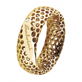 Salvini ring Golden Cage collection in yellow gold with diamond 