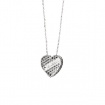 Necklace Salvini Golden Cage collection heart motif necklace white gold with diamond 