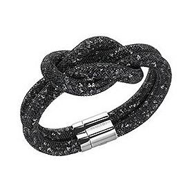 Swarovski bracelet-silver blackness 5,184,175 Stardust Knot