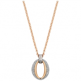 Swarovski Crystal pendant necklace gold Circlet-5,142,818