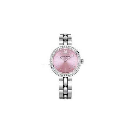 Swarovski quartz watch Daytime steel and pink - 510573