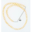 Pearls Necklace cream color Mimi elastic line - C023XO2