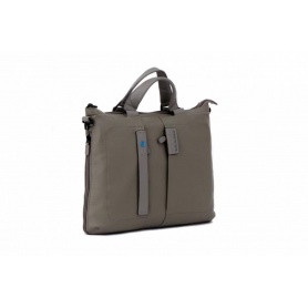 Piquadro briefcase computer Gray leather - CA1618P15/GR