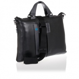 Piquadro briefcase computer black leather - CA1618P15/N