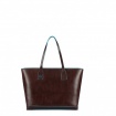 Piquadro shopping bag orizzontale pelle Mogano - BD3336B2/MO
