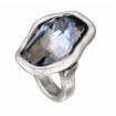 Ein Ring Flash Kollektion de50 zentrale Stein Metall