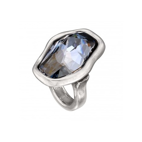 Ein Ring Flash Kollektion de50 zentrale Stein Metall