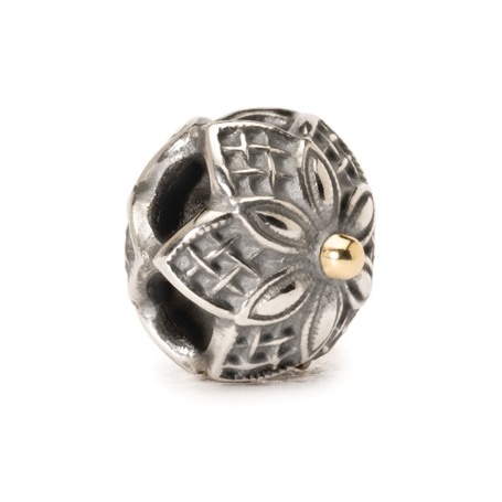 Beads Trollbeads silver and gold Strawberries - 41818