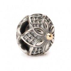 Beads Trollbeads silver and gold Strawberries - 41818